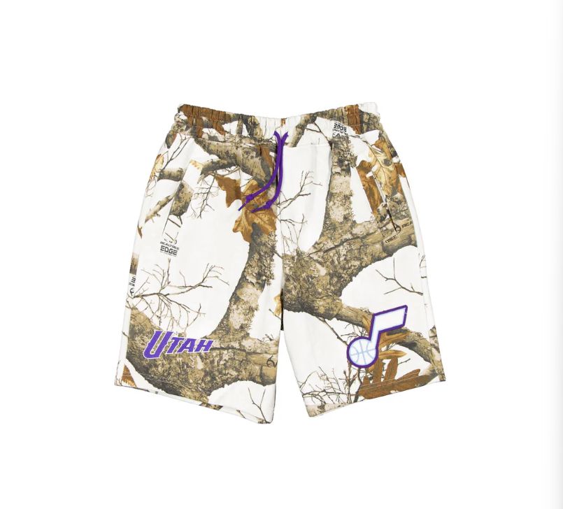Men 2025 NBA Utah Jazz shorts style 1